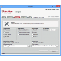 McAfee AVERT Stinger антивирус