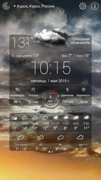 Weather Live 4.5 rus приложение погода