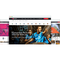 Calcio футбольный шаблон Joomla