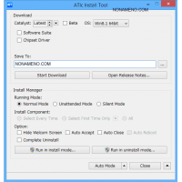 ATIc Install Tool обновление драйверов видеокарт Radeon