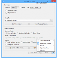 ATIc Install Tool обновление драйверов видеокарт Radeon