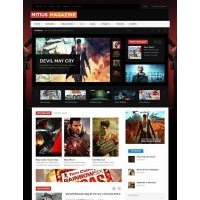 JA Mitius игровой адаптивный шаблон Joomla