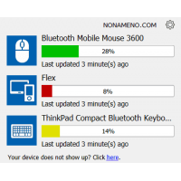 Bluetooth Battery Monitor контроль заряда батарейки