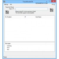 TraceRouteOK трассировка сайта или ip