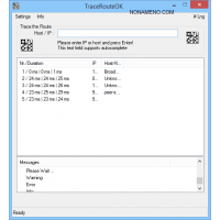 TraceRouteOK трассировка сайта или ip