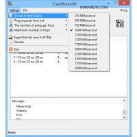 TraceRouteOK трассировка сайта или ip