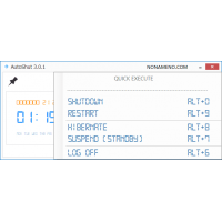 AutoShut автоматическое отключение компьютера