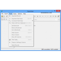 Exportizer Pro редактирование баз данных