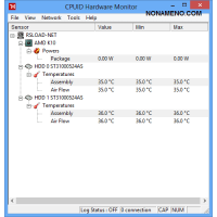 HWMonitor Pro следить за показателями компьютера