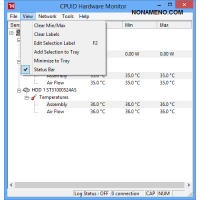 HWMonitor Pro следить за показателями компьютера