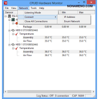 HWMonitor Pro следить за показателями компьютера