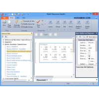 Math Resource Studio решение математических задач
