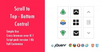 Scroll to Top 1.0 кнопка вверх вниз для сайта