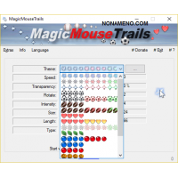 MagicMouseTrails украшение указателя мышки