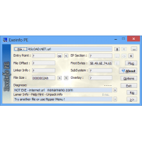 Exeinfo PE просмотр детальной информации о файле