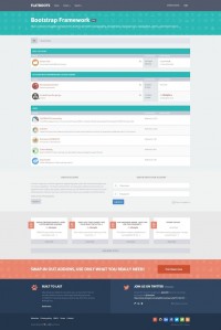 FlatBoots 2.0.5 шаблон форума phpBB