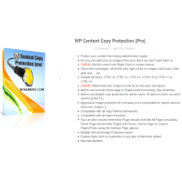 WP Content Copy Protection Pro