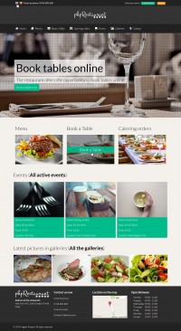 phpRestaurant 1.4 скрипт общественного питания