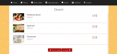 phpRestaurant 1.4 скрипт