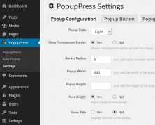 PopupPress 2.1.8 всплывающие окна