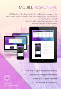 LMM 1.2 Responsive Mega Menu Bootstrap WordPress плагин