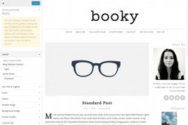 Booky 2.0.1 шаблон для блога wordpress