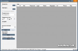 InstaEditAkk массовый редактор аккаунтов Instagram