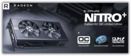 Видеокарты Radeon RX 580 и RX 570 нереференсные модели от Sapphire