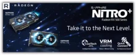 Видеокарты Radeon RX 580 и RX 570 нереференсные модели от Sapphire