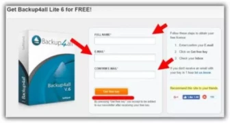 Backup4All Lite утилита для резервного копирования бесплатно